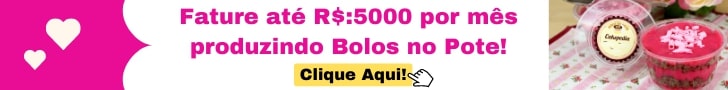 Lista de materiais para bolo de pote 1 Curso de bolo de pote lucrativo