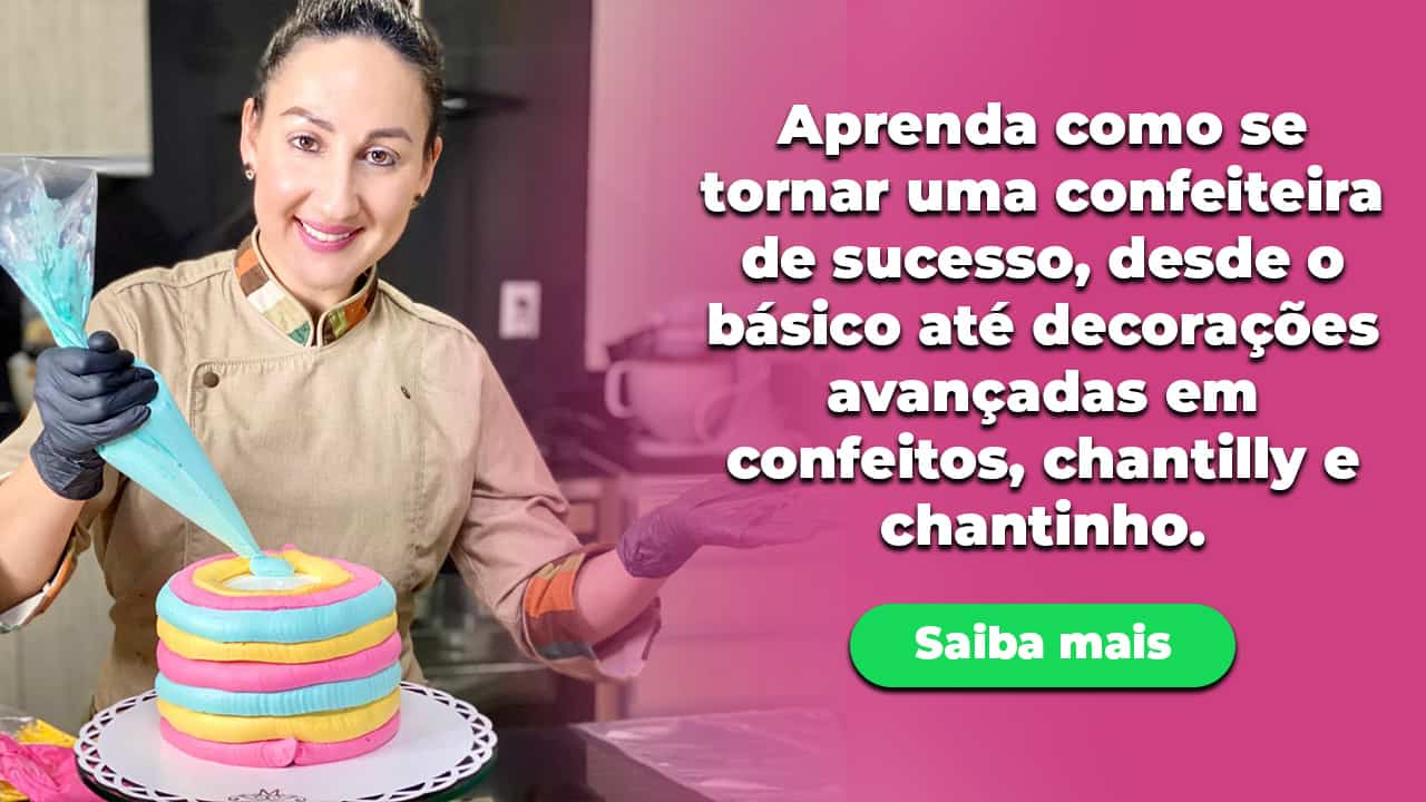 Curso de Decoração de Bolos - Bolo de Aniversário Infantil