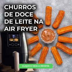 Churros de Doce de Leite na Air Fryer: Delícia Crocante para Saborear!