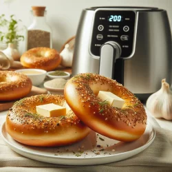Bagels Tostados na Air Fryer: A Combinação Perfeita de Crocância e Sabor!