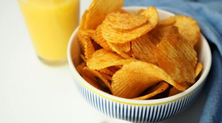 Batata chips na air fryer