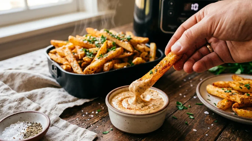 Receita de Batatas Fritas Crocantes na Air Fryer: Sabor e Textura Irresistíveis! 1 batatas Fritas Crocantes