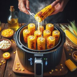 Receita de Espigas de Milho Grelhadas na Air Fryer: Sabor de Verão em uma Versão Prática!
