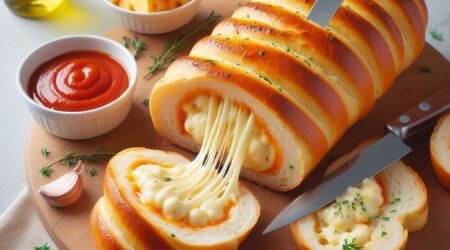 Pão de alho na air fryer