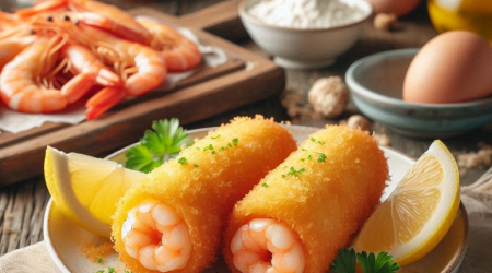 Risole de camarão