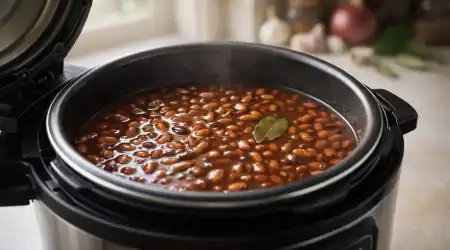 feijão na panela de pressão elétrica