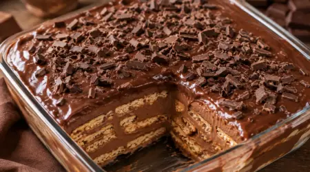 Receita de Pavê de chocolate
